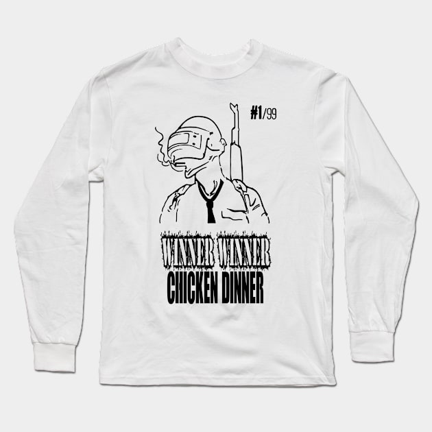 winner winner T_shirt Long Sleeve T-Shirt by Egy Zero